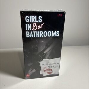 Girls in Bar Bathrooms Adult Party Card Game for Women SEALED Mattel 2024